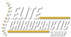 Elite Chiropractic Group Logo White Version